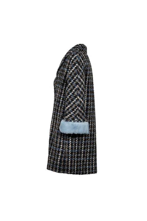 Cappotto pied de poule MOUCHE - immagine 2