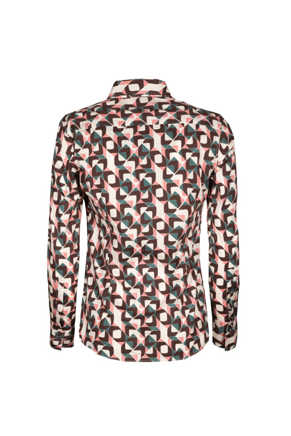Camicia fantasia geometrica CALIBAN - immagine 3