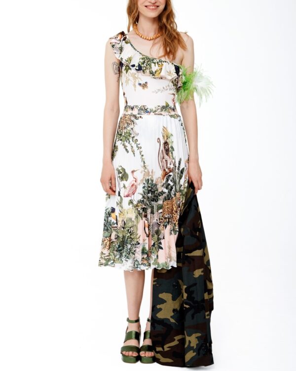 Gonna plissè fantasia SHIRTAPORTER - immagine 2