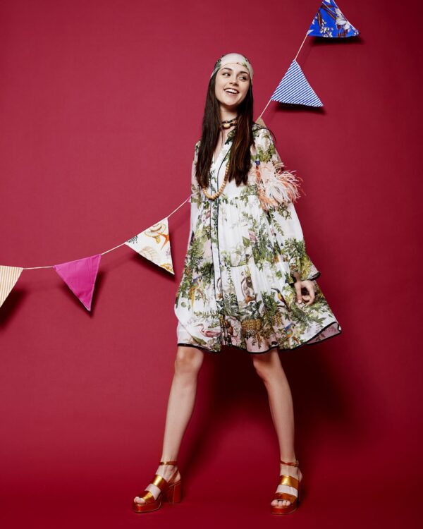 Abito corto fantasia SHIRTAPORTER - immagine 3