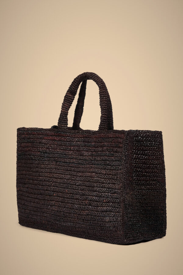 Borsa tote rafia LIVIANA CONTI - immagine 2