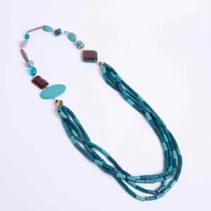 Collana Multifili Wood ALMALA