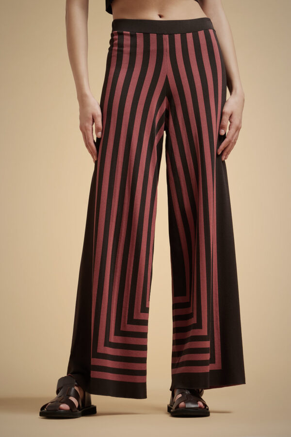 Pantalone righe LIVIANA CONTI - immagine 2