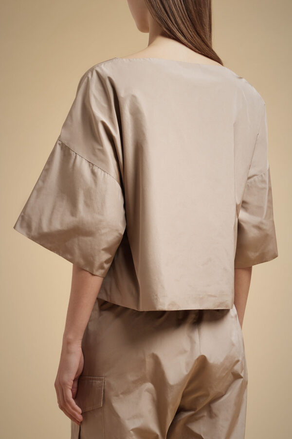 Blusa taffetà LIVIANA CONTI - immagine 2