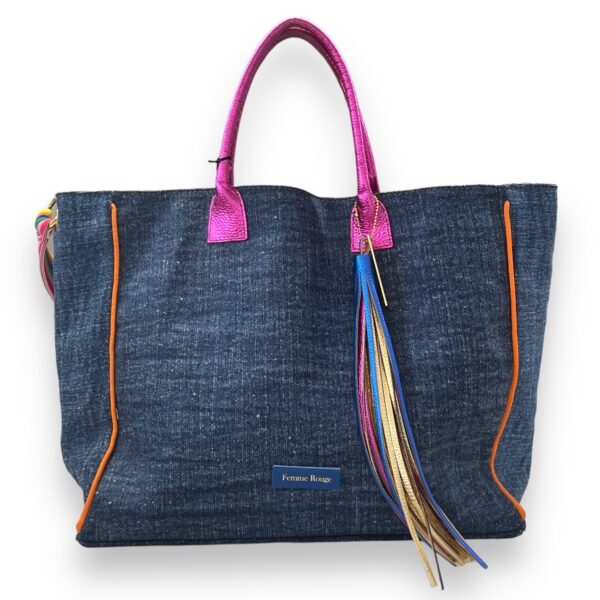 Borsa Denim Vibes FEMME ROUGE - immagine 3