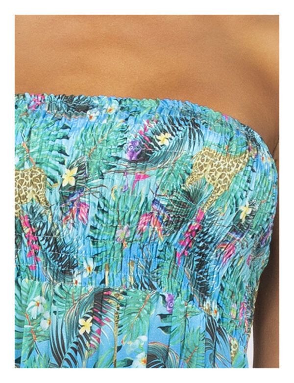 Abito smock new jungle VERDISSIMA - immagine 3