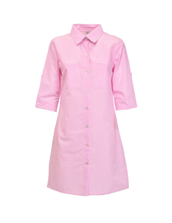 Camicia da notte righe VERDISSIMA - immagine 3