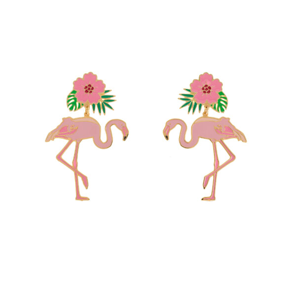 Orecchini Savana Flamingo PRINCIPESSA GLAM
