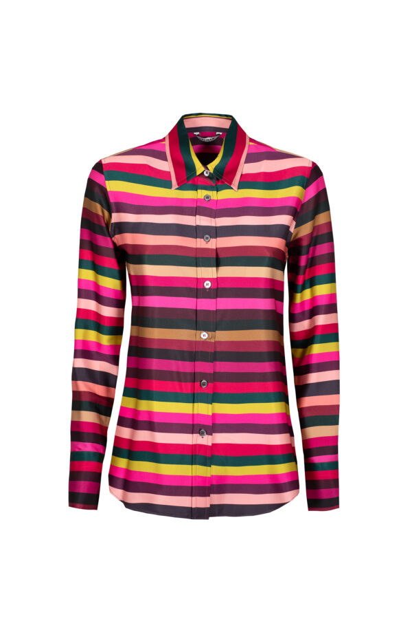 Camicia righe multicolor CALIBAN