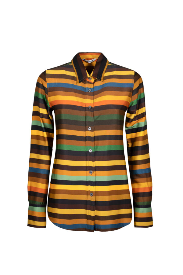 Camicia righe multicolor CALIBAN