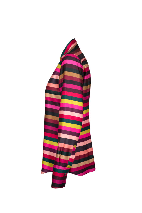 Camicia righe multicolor CALIBAN - immagine 2