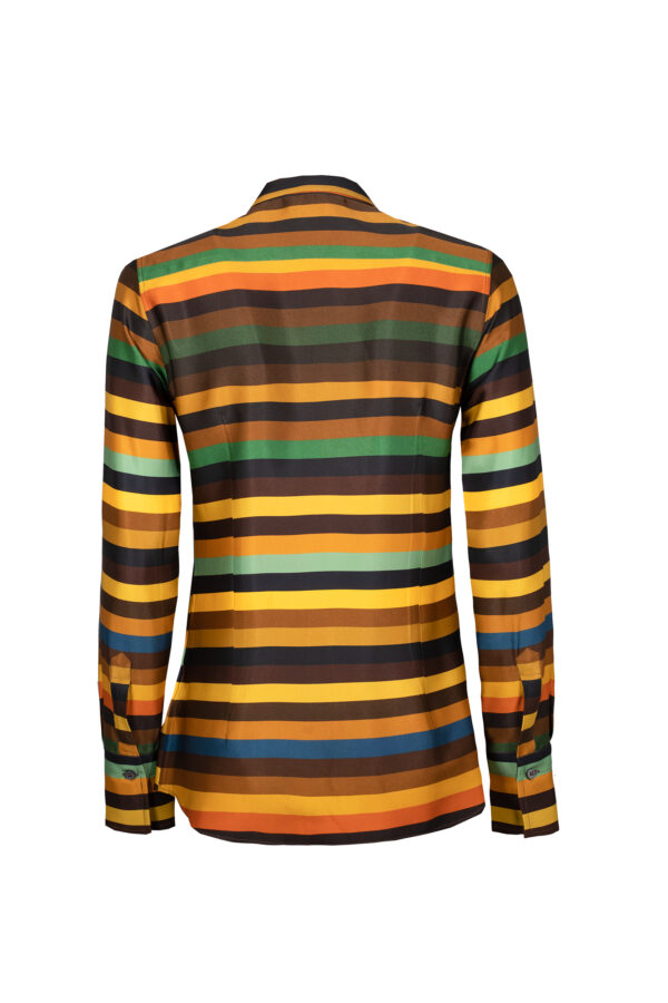 Camicia righe multicolor CALIBAN - immagine 3