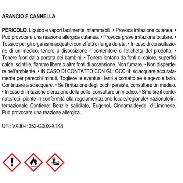FLOWER DIFFUSER Arancio e Cannella 60ml MUHA' - immagine 3