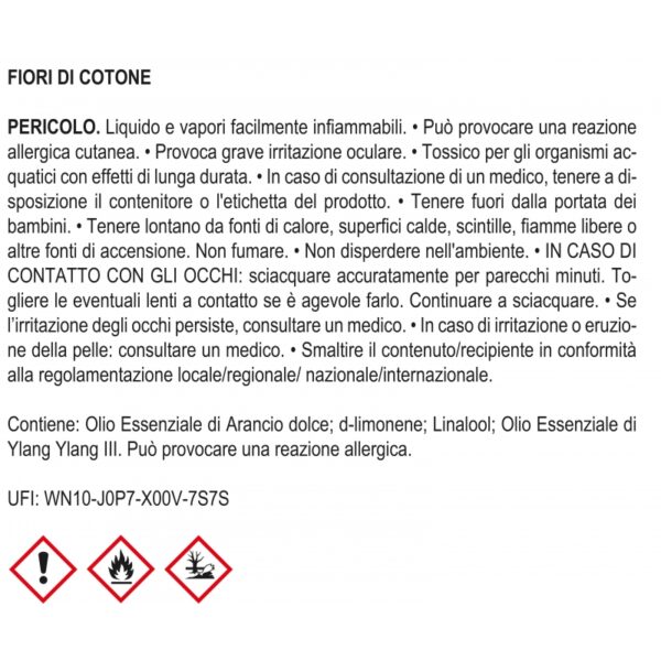 FLOWER DIFFUSER Fiori di Cotone 60ml MUHA' - immagine 3