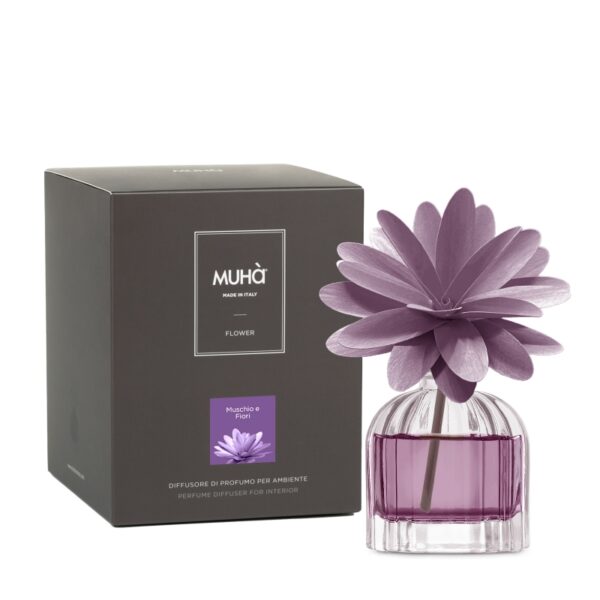 FLOWER DIFFUSER Muschio e Fiori 60ml MUHA' - immagine 2