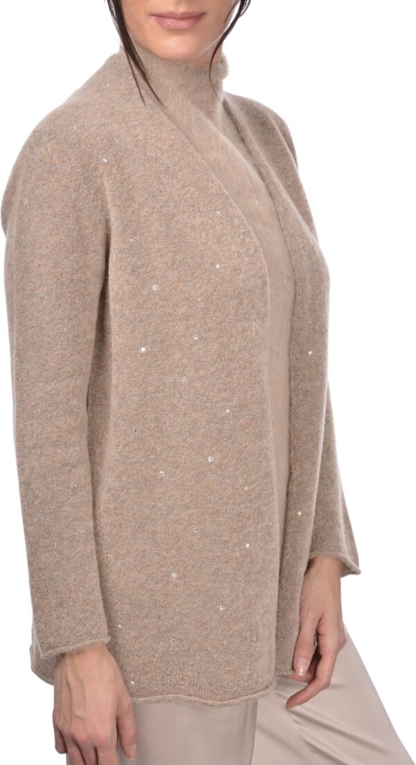 Cardigan con swarovski GRAN SASSO - immagine 4