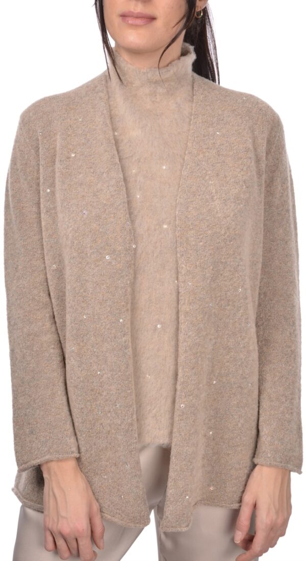 Cardigan con swarovski GRAN SASSO - immagine 5