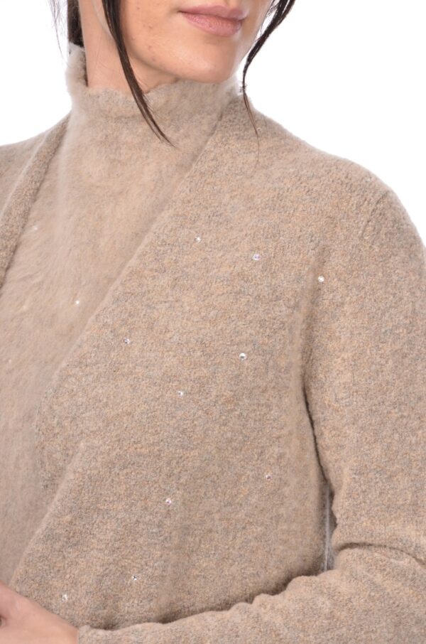 Cardigan con swarovski GRAN SASSO - immagine 3