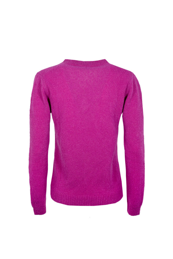 Maglia scollo V bouclè GRAN SASSO - immagine 2