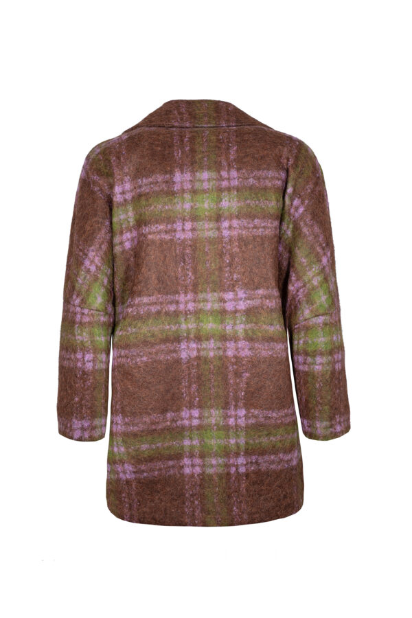 Giaccone tartan doppiopetto MOUCHE - immagine 3