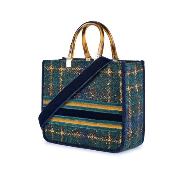 Shopper Meribel Madras VIAMAILBAG - immagine 2