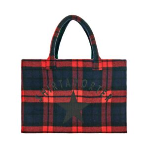 Shopper tartan SHIRTAPORTER