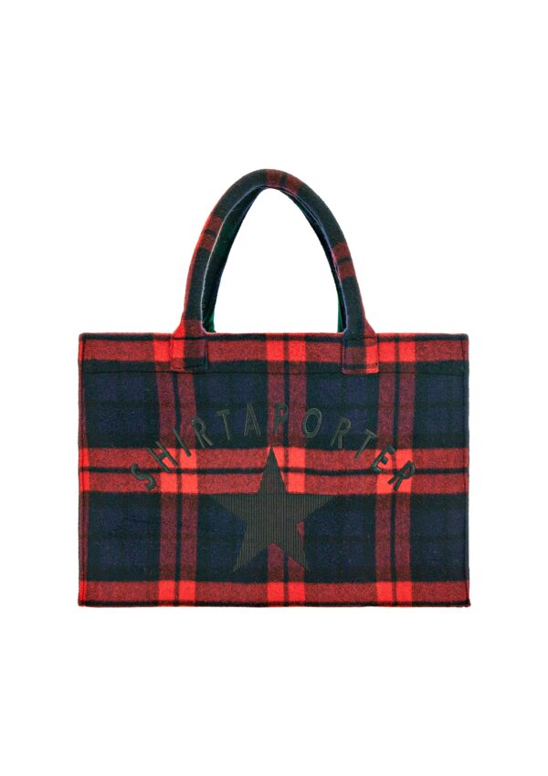 Shopper tartan SHIRTAPORTER