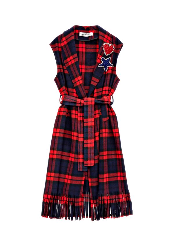 Gilet tartan SHIRTAPORTER - immagine 2