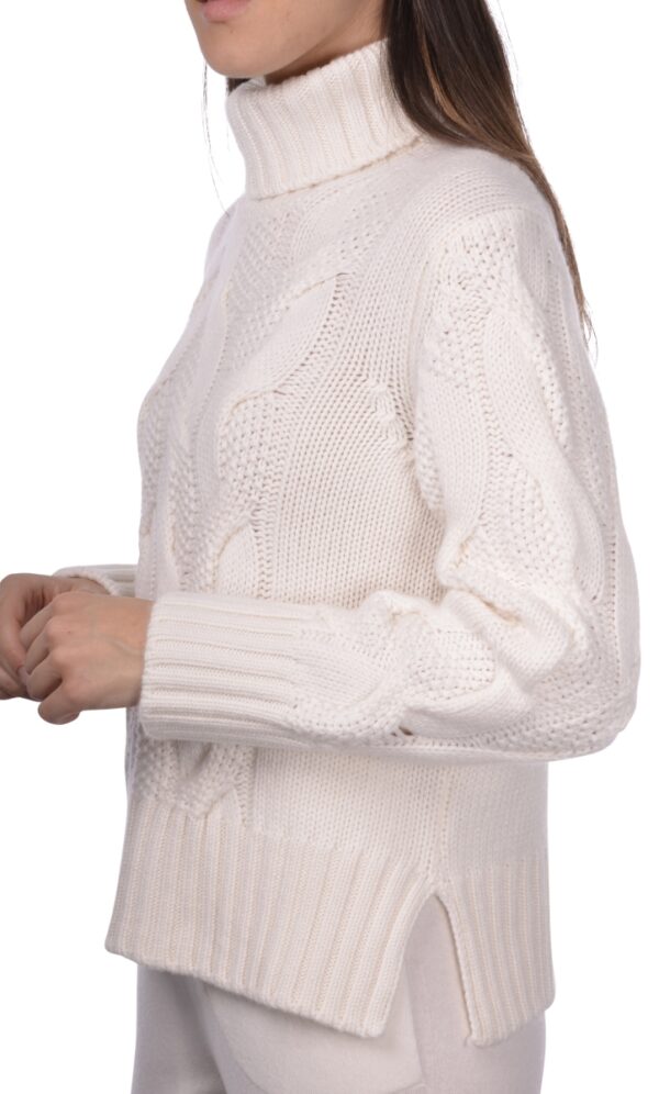 Maglia dolcevita trecce GRAN SASSO - immagine 5