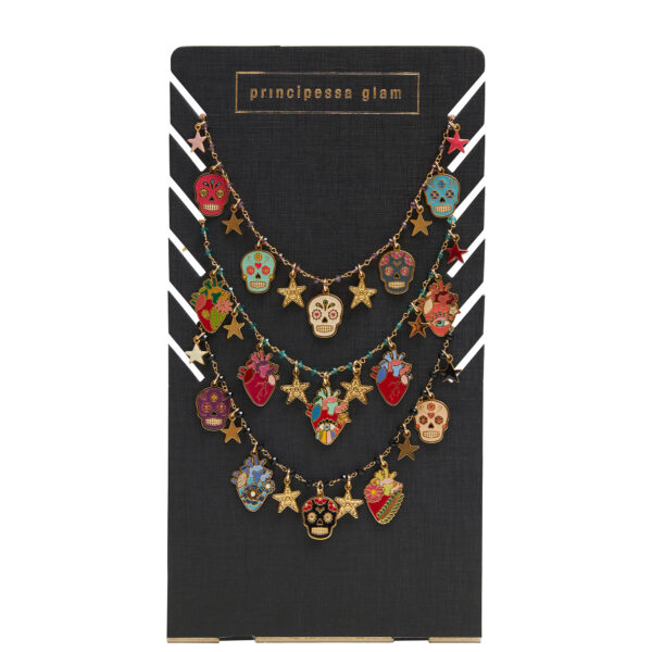 Collana Remedios Multicharms PRINCIPESSA GLAM - immagine 2