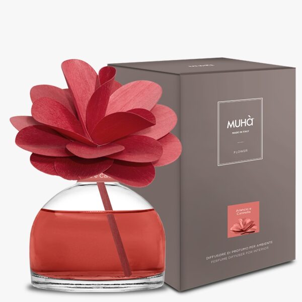 FLOWER DIFFUSER Arancio e Cannella 200ml MUHA' - immagine 2