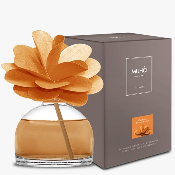 FLOWER DIFFUSER Cedro e Bergamotto 200ml MUHA' - immagine 3