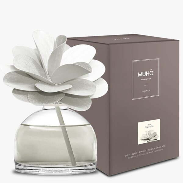 FLOWER DIFFUSER Iris Cipriato 200ml MUHA' - immagine 2
