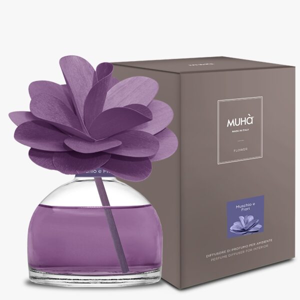 FLOWER DIFFUSER Muschio e Fiori 200ml MUHA' - immagine 2