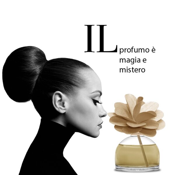 FLOWER DIFFUSER Vaniglia e Ambra Pura 200ml MUHA' - immagine 4