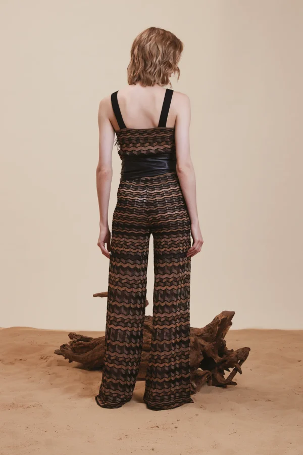 Pantaloni in maglia Yano NENETTE - immagine 2