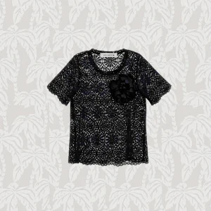 T-shirt in pizzo SHIRTAPORTER