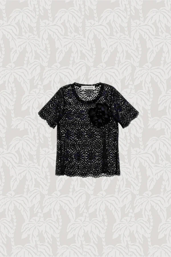 T-shirt in pizzo SHIRTAPORTER