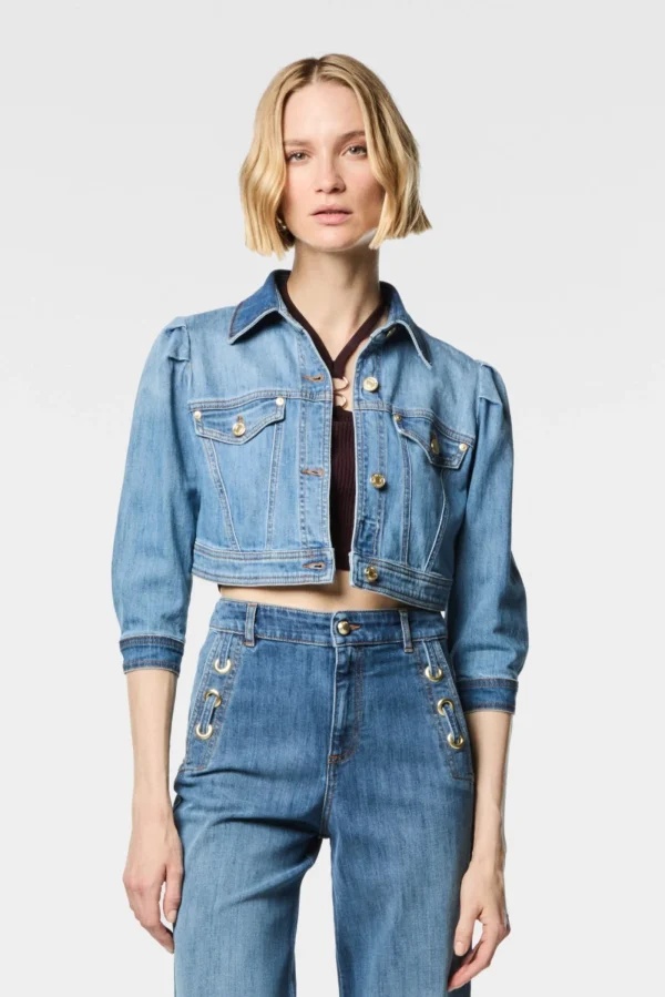 Giacca denim Salza NENETTE - immagine 2