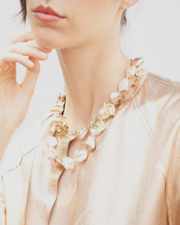 Girocollo Pearl Metal ALMALA