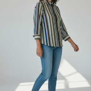 Camicia Skin Like righe CALIBAN