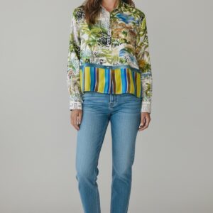 Camicia boxy in seta CALIBAN