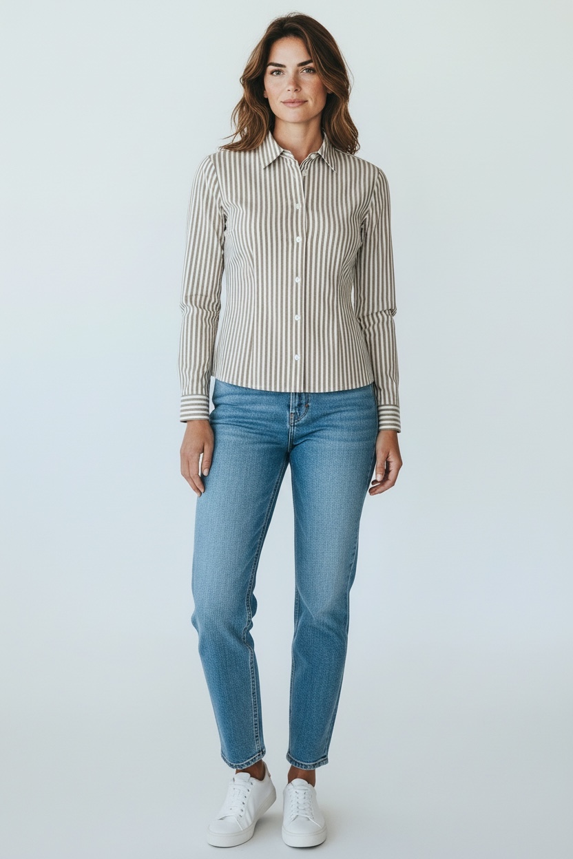 Camicia Skin Like Righe CALIBAN - immagine 5