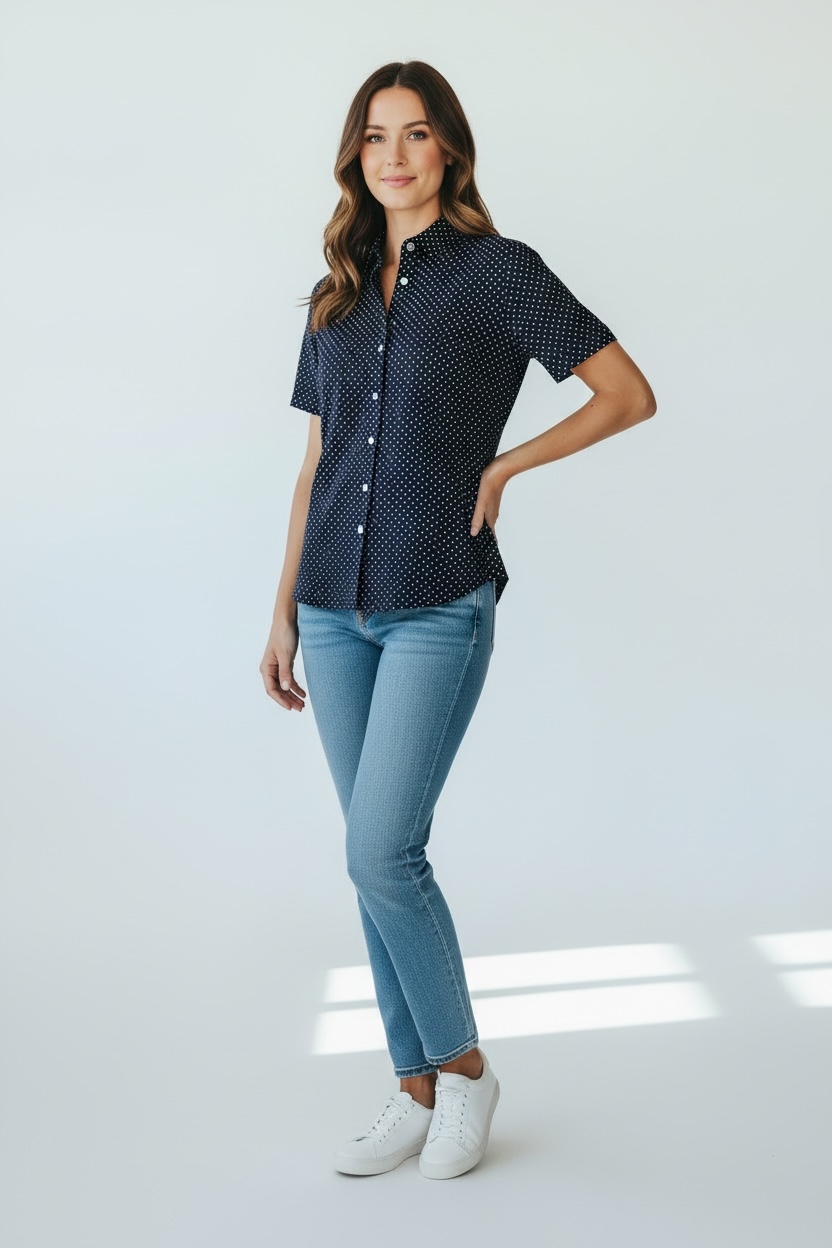 Camicia Pois Skin LIke CALIBAN