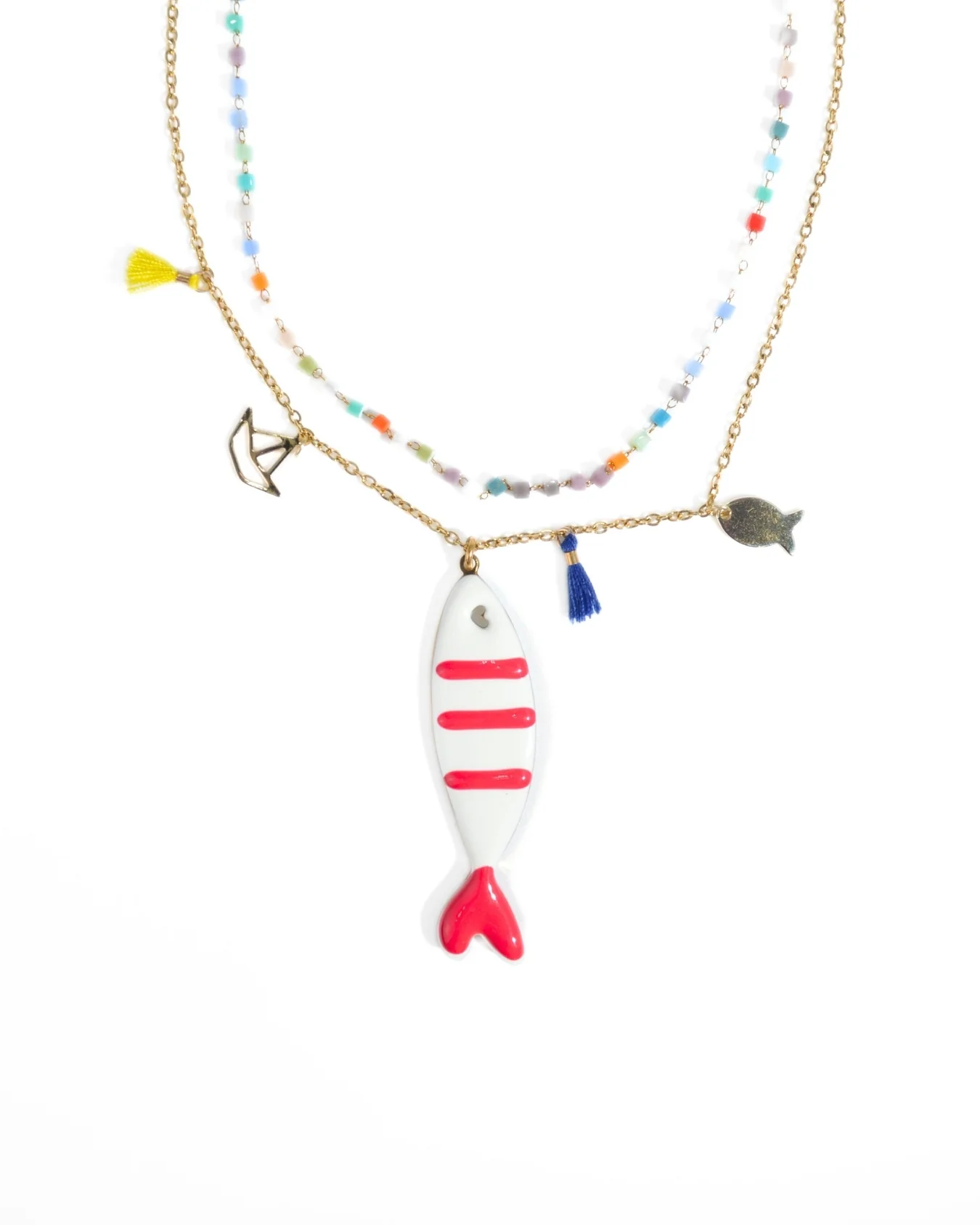 Girocollo Pesce FEMME ROUGE