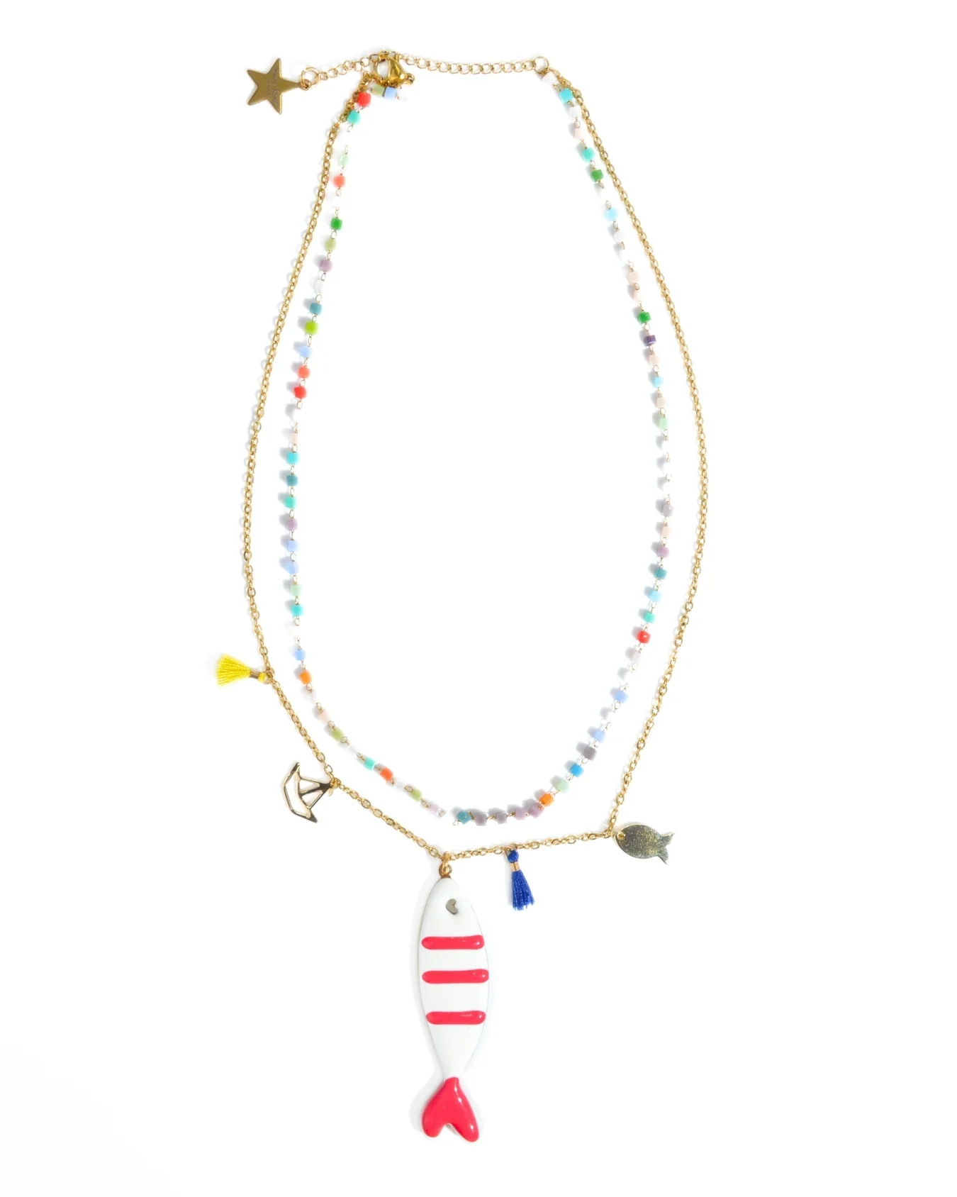 Girocollo Pesce FEMME ROUGE - immagine 3