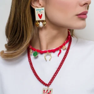 Orecchini Poppy Heart PRINCIPESSA GLAM